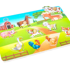 Gerardo`s Toys 8-ne puidust nupupusle "Farm"