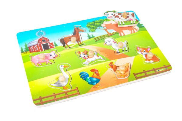 Gerardo`s Toys 8-ne puidust nupupusle "Farm"