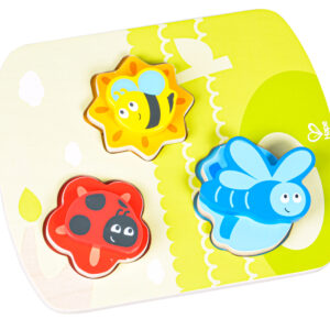 Hape 3-ne puidust pusle "Putukad"