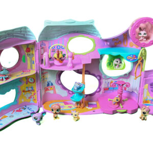 LPS Littlest Pet Shop hotell Hasbro koos lemmikloomadega