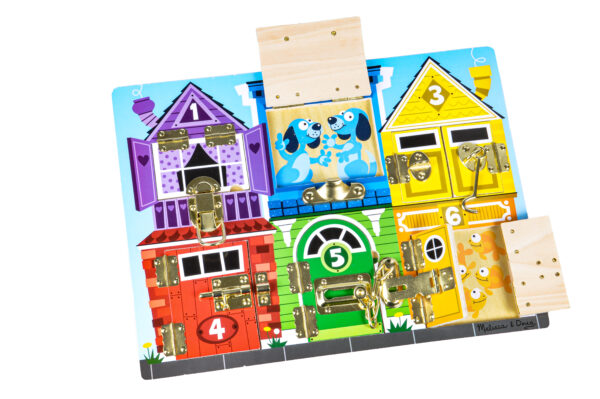 Melissa and Doug puidust tahvel "Lukkude avamine"
